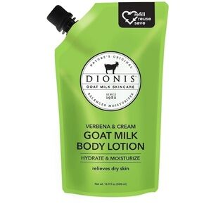 2 Dionis Lavender Blossom Goat Milk Body Lotion Refill Pouch New